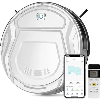 Gwactod Robot gyda Mapio